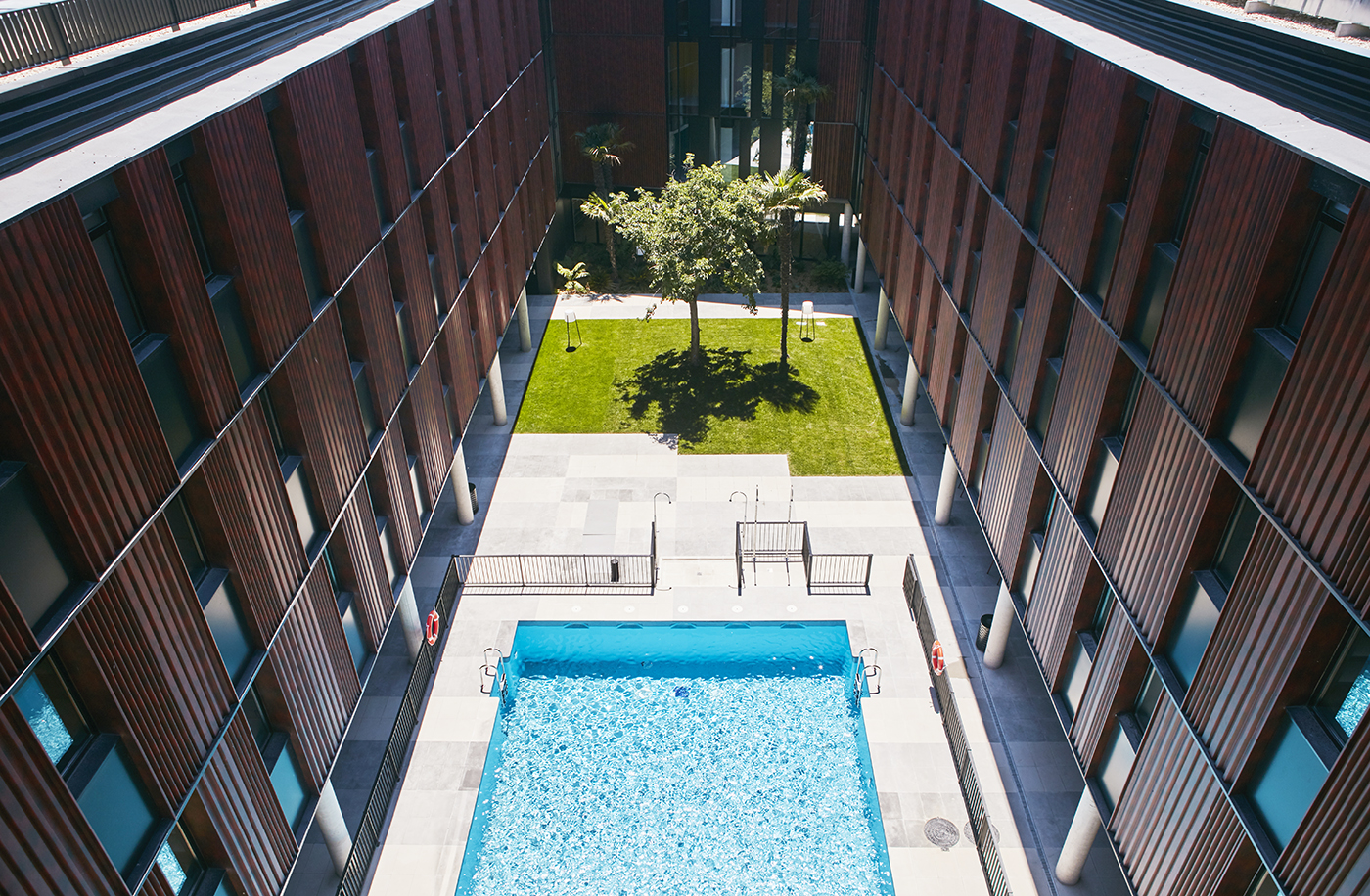 4 student residences: 2 in Madrid, 1 Malaga and 1 Valencia