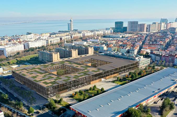 Multi-use building in Lisbon