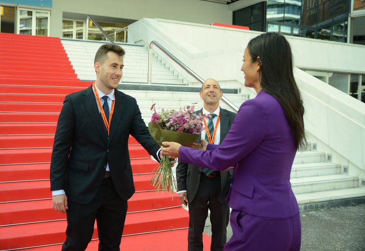 ARRIVAL OF BEGOÑA VILLACÍS, DEPUTY MAYOR OF MADRID, AT MIPIM