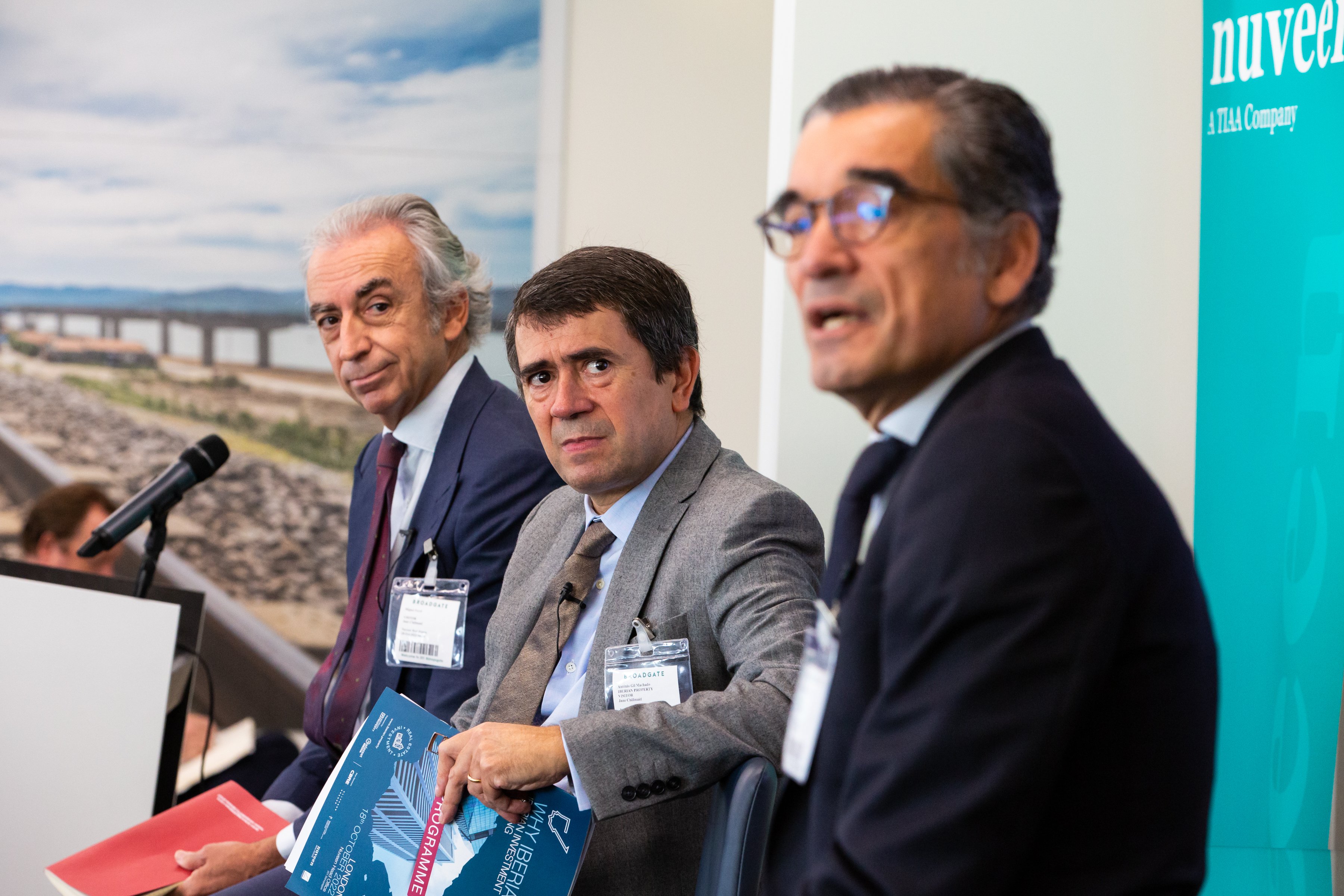 From left to right: Miguel Ferré, António Gil Machado, Manuel Puerta da Costa