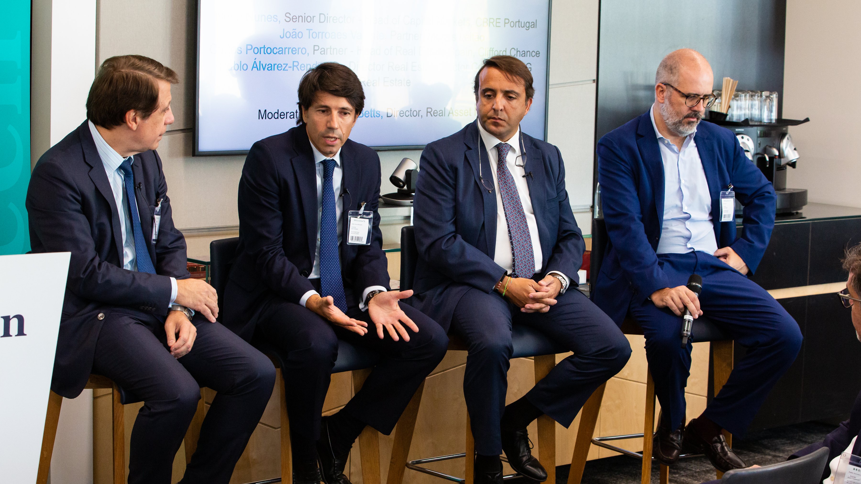 From left to right: Carlos Portocarrero, Pablo Álvarez-Rendueles, João Torroaes Valente, Nuno Nunes