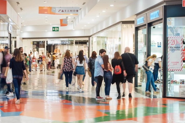 Visits to Spanish Shopping Centres rose by 4.5% in September