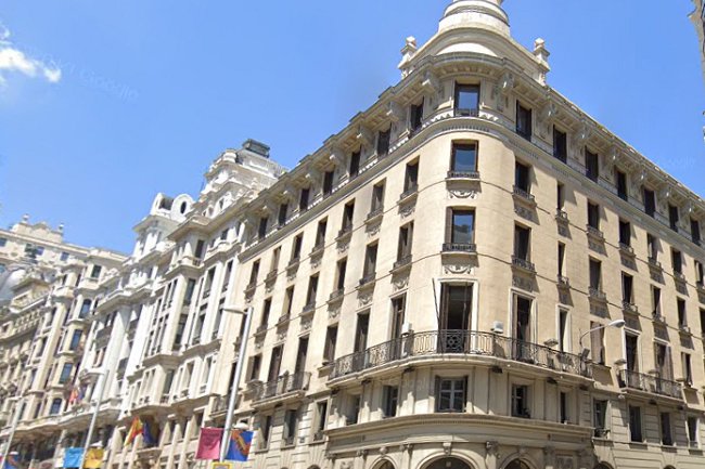 Gran Vía 18 in Madrid is on the market for €70M