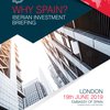 “Iberian Investment Briefing – Why Spain?” arrives in London on 19 of June